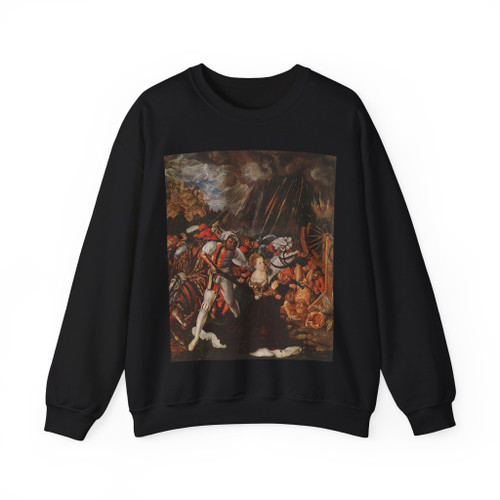 CRANACH, Lucas the Elder - The Martyrdom of St Catherine (Artwork) Crewneck Sweatshirt