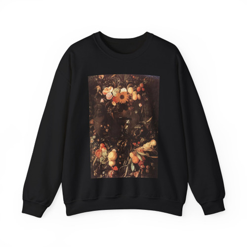 HEEM, Jan Davidsz. de - Fruit and Flower Still-Life (Artwork) Crewneck Sweatshirt