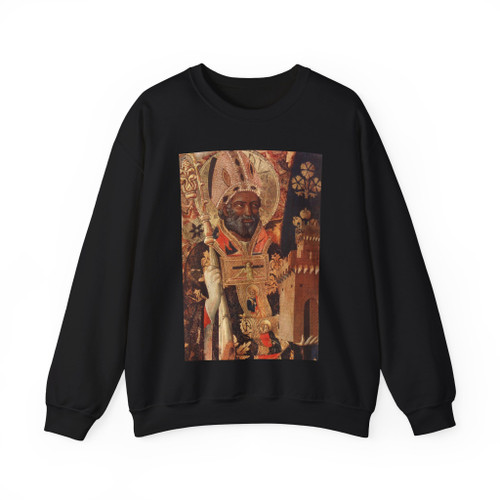 ANTONIO da Firenze - Madonna and Child with Saints (detail) (Artwork) Crewneck Sweatshirt