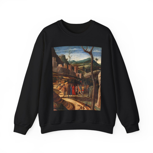 MANTEGNA, Andrea - The agony in the garden d 1 (Artwork) Crewneck Sweatshirt