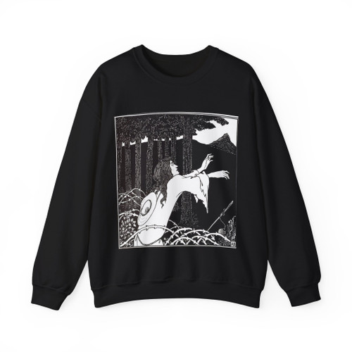 BEARDSLEY, Aubrey - The Return of Tannhauser to the Venusberg (Artwork) Crewneck Sweatshirt