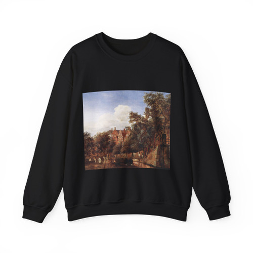 HEYDEN, Jan van der - View of the Herengracht, Amsterdam (Artwork) Crewneck Sweatshirt
