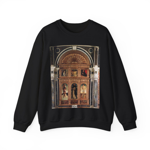 BELLINI, Giovanni - 1460-69 - Polyptych of San Vincenzo Ferreri (Artwork) Crewneck Sweatshirt