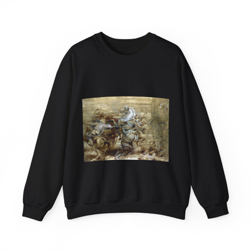 RUBENS, Peter Paul - A Lion Hunt (Artwork) Crewneck Sweatshirt