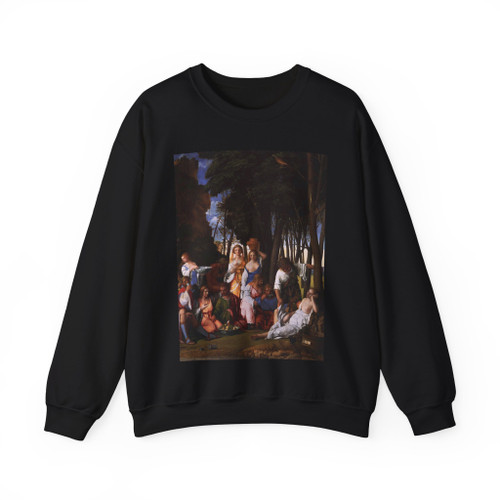 BELLINI, Giovanni - 1510- - The Feast of the Gods (detail) (Artwork) Crewneck Sweatshirt
