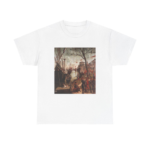 CARPACCIO, Vittore - The Arrival of the Pilgrims in Cologne (Artwork) T-Shirt