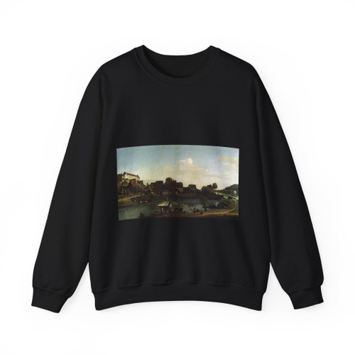 BELLOTTO, Bernardo - Dresden - Pirna Seen from the Harbour Town (Artwork) Crewneck Sweatshirt