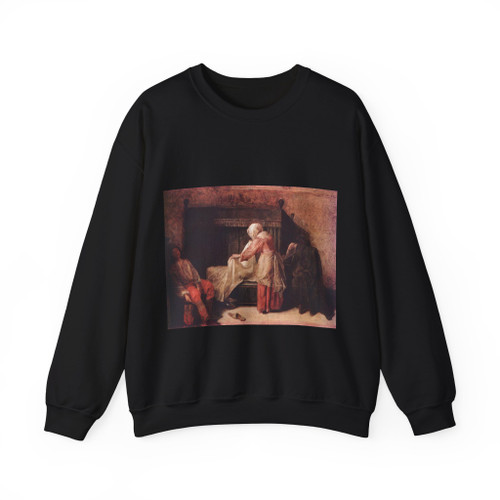 HOOCH, Pieter de - The Morning of a Young Man (Artwork) Crewneck Sweatshirt