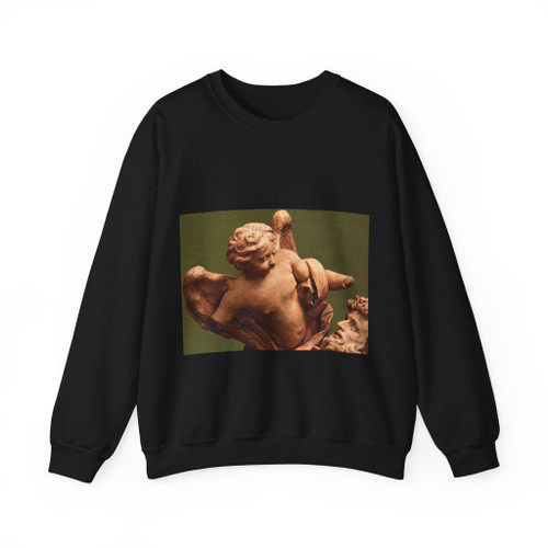 BERNINI, Gian Lorenzo - 1650 - Habakkuk and the Angel (detail) (Artwork) Crewneck Sweatshirt