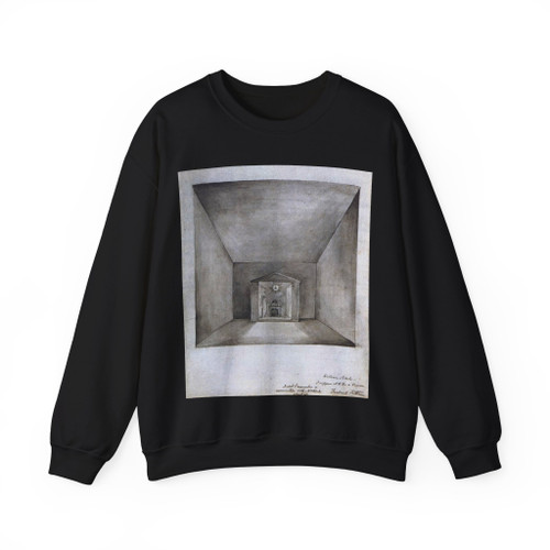 BLAKE, William - Elisha in the Chamber on the Wall (Artwork) Crewneck Sweatshirt