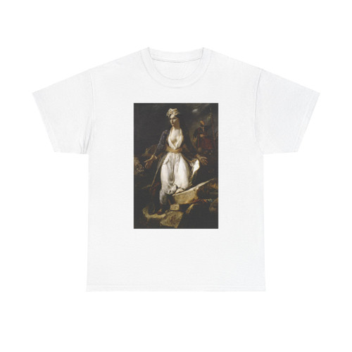 DELACROIX, EUGENE - Greece on the Ruins of Missolonghi (Artwork) T-Shirt