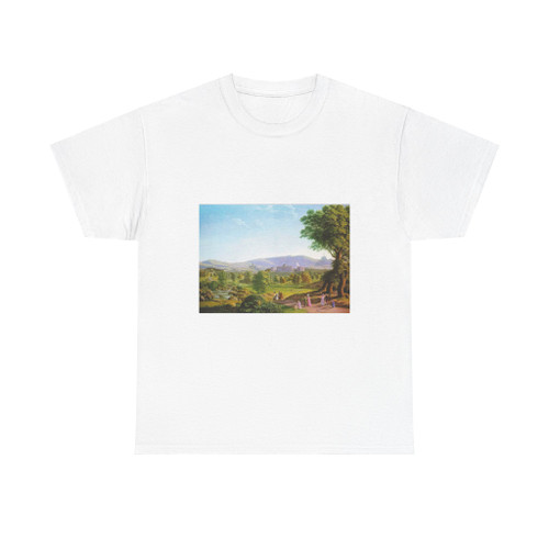 HUMMEL, Johann Erdmann - Schloss Wilhelmshohe with the Habichtswald (Artwork) T-Shirt