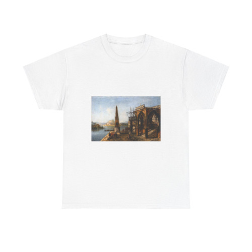 MARIESCHI, Michele - Capriccio with Gothic Building and Obelisk (Artwork) T-Shirt