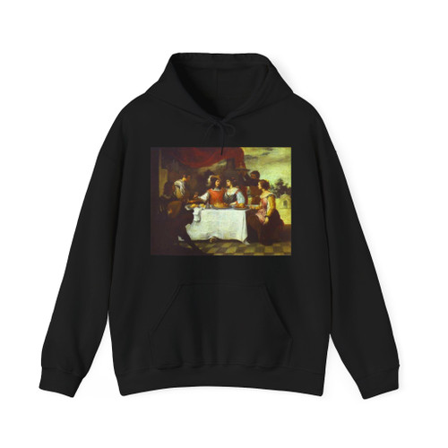MURILLO, Bartolome Esteban - The Prodigal Son Feasting with Courtesans (Artwork) Hoodie