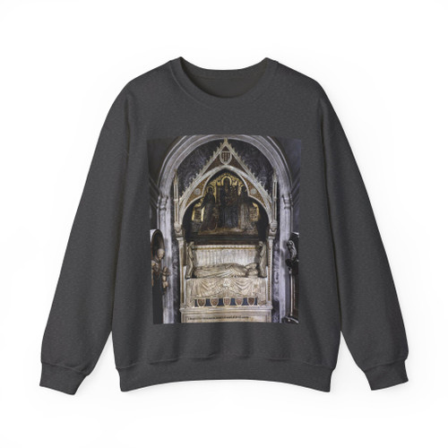 COSMA, Giovanni di - Tomb of Cardinal Garcia Gudiel (Artwork) Crewneck Sweatshirt