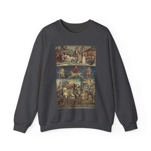 COSSA, Francesco del - Schifanoia -March- Triumph of Minerva (Artwork) Crewneck Sweatshirt