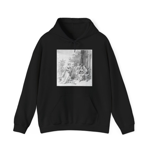 VERKOLJE, Johannes - Elegant Company Making Music on a Terrace (Artwork) Hoodie