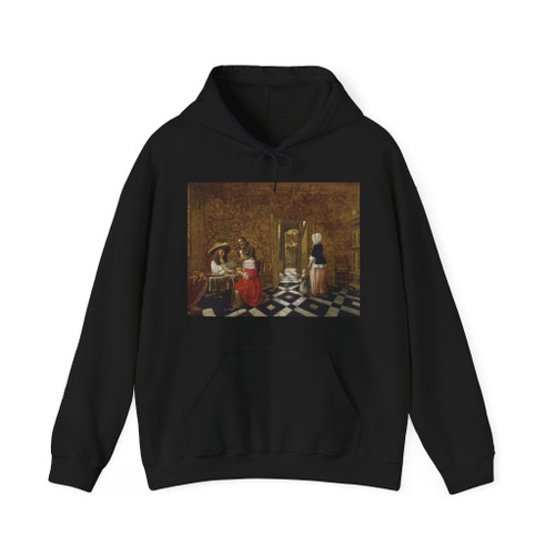 BURCH, Hendrick van der - Merry Company at a Table (Artwork) Hoodie