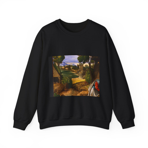GIORGIONE THE ADORATION OF THE SHEPHERDS, DETALJ 1 (Artwork) Crewneck Sweatshirt
