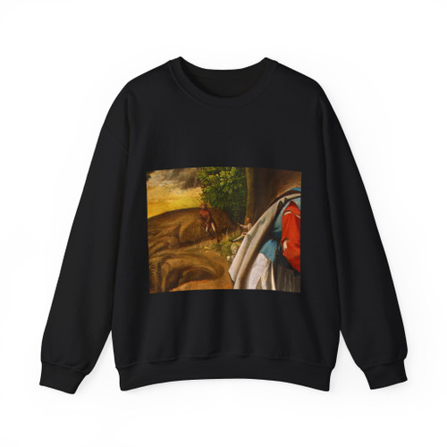 GIORGIONE THE ADORATION OF THE SHEPHERDS, DETALJ 2 (Artwork) Crewneck Sweatshirt
