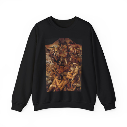 FLORIS, Frans - The Fall of the Rebellious Angels (Artwork) Crewneck Sweatshirt