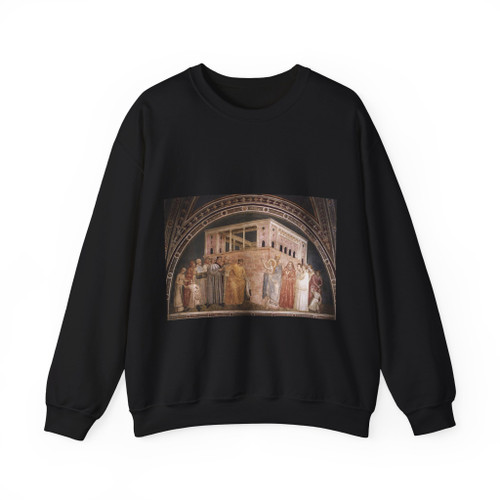GIOTTO di Bondone - 2. Renunciation of Wordly Goods (Artwork) Crewneck Sweatshirt