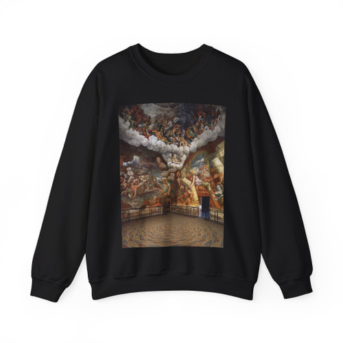GIULIO Romano - View of the Sala dei Giganti (Artwork) Crewneck Sweatshirt