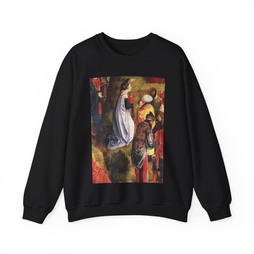 GOES, Hugo van der - Calvary Triptych (detail)5 (Artwork) Crewneck Sweatshirt