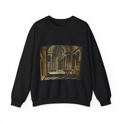 BASSEN, Bartholomeus van - Interior of an Imaginary Church (Artwork) Crewneck Sweatshirt