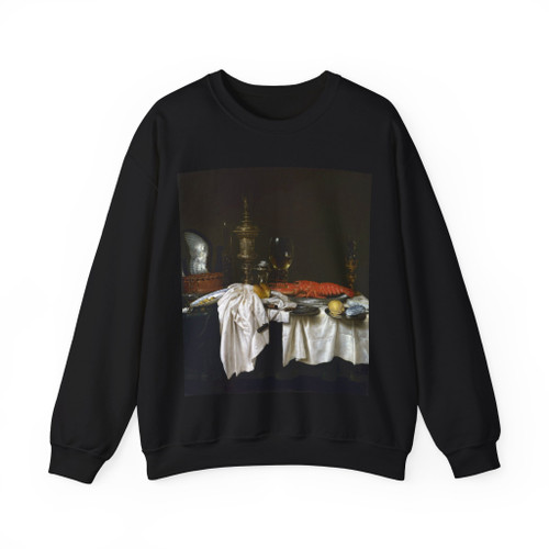 HEDA, Willem Claesz - Still Life with a Lobster (Artwork) Crewneck Sweatshirt