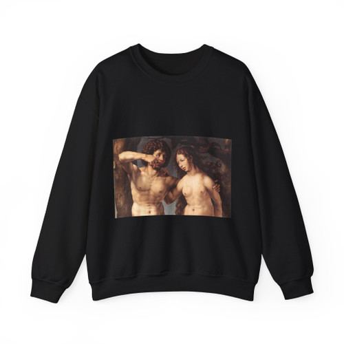 GOSSAERT, Jan (called Mabuse) - Adam and Eve (detail) (Artwork) Crewneck Sweatshirt