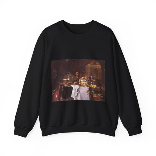 HEEM, Jan Davidsz. de - A Table of Desserts (Artwork) Crewneck Sweatshirt