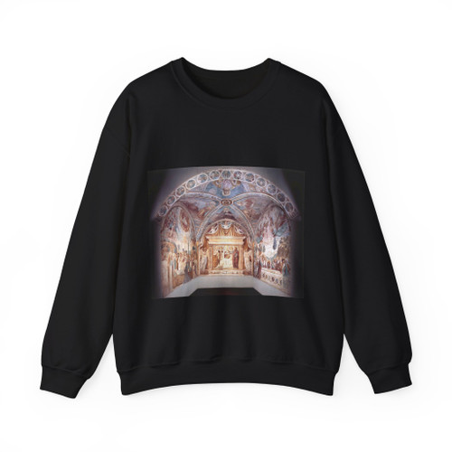 GOZZOLLI, Benozzo - Shrine of the Madonna della Tosse (Artwork) Crewneck Sweatshirt