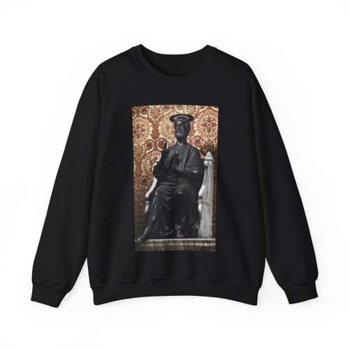 ARNOLFO di Cambio - The Statue of Saint Peter (Artwork) Crewneck Sweatshirt