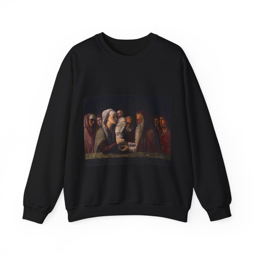 BELLINI, Giovanni - 1460-69 - Presentation at the Temple (Artwork) Crewneck Sweatshirt