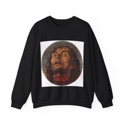 BELLINI, Giovanni - 1460-69 - Head of the Baptist (Artwork) Crewneck Sweatshirt