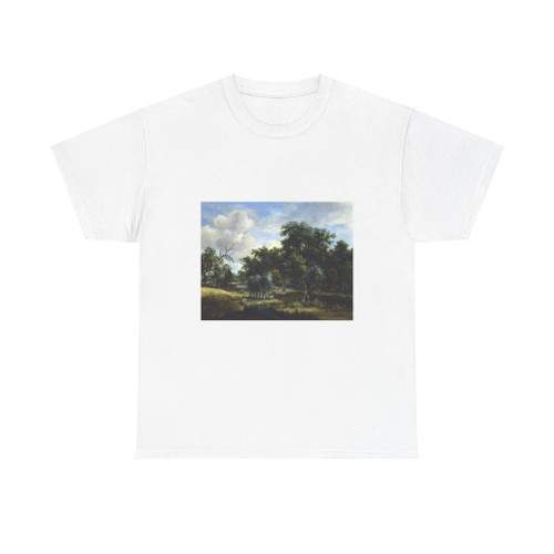HOBBEMA, Meyndert - A Stream by a Wood (Artwork) T-Shirt