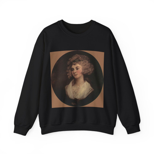 ROMNEY, George - Lady in a Brown Robe (Artwork) Crewneck Sweatshirt