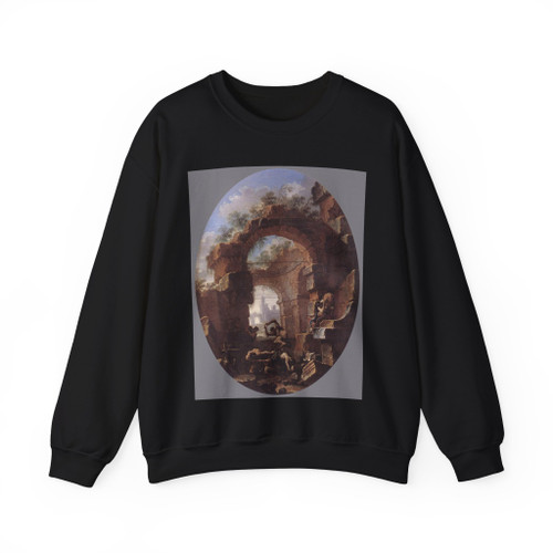 ROSA, Salvator - Anchorites Tempted by Demons (Artwork) Crewneck Sweatshirt