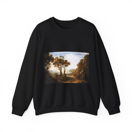 ROSA, Salvator - Evening Landscape (Artwork) Crewneck Sweatshirt