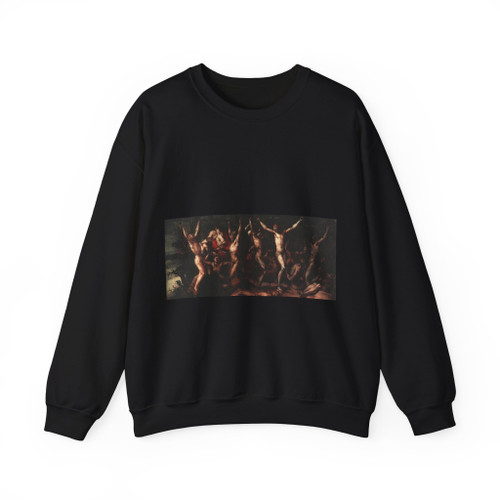 PONTORMO, Jacopo - Martyrdom of St Maurice and the Theban Legion (detail) (Artwork) Crewneck Sweatshirt