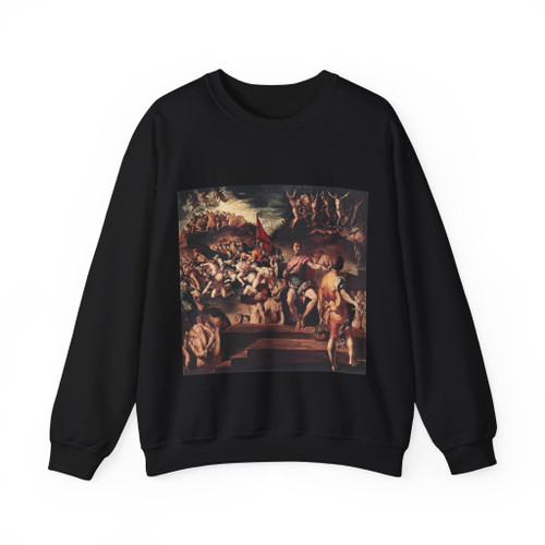 PONTORMO, Jacopo - Martyrdom of St Maurice and the Theban Legion (Artwork) Crewneck Sweatshirt