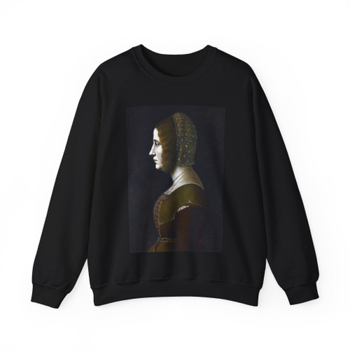 PREDIS, Ambrogio de - Profile Portrait of a Lady (Artwork) Crewneck Sweatshirt