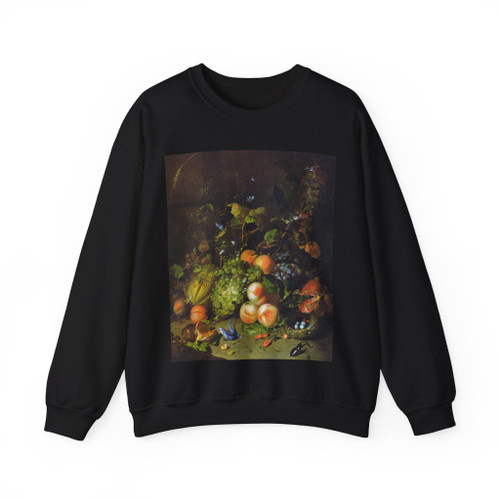 RUYSCH, Rachel - Flower Still-Life (Artwork) Crewneck Sweatshirt