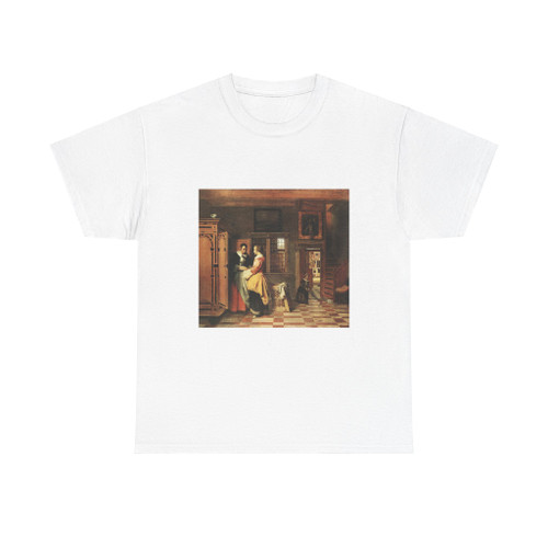 HOOCH, Pieter de - At the Linen Closet (Artwork) T-Shirt