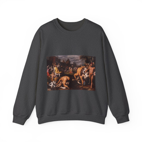 CORNELIS van Haarlem - Massacre of the Innocents (Artwork) Crewneck Sweatshirt