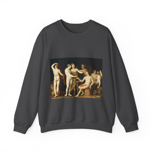 CORNELIS van Haarlem - The Judgment of Paris (Artwork) Crewneck Sweatshirt