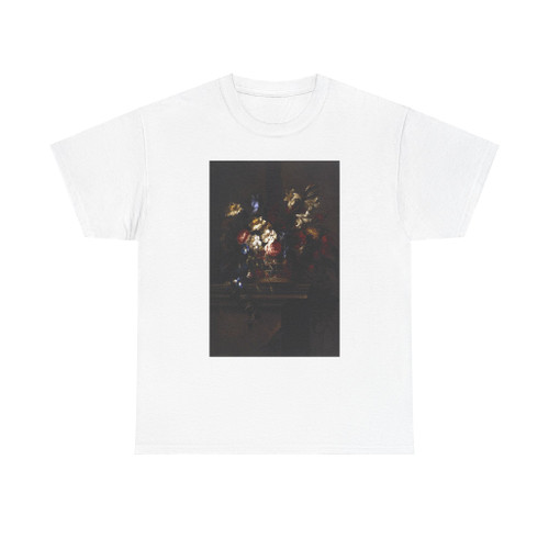 ARELLANO, Juan de - Basket of Flowers on a Plinth (Artwork) T-Shirt