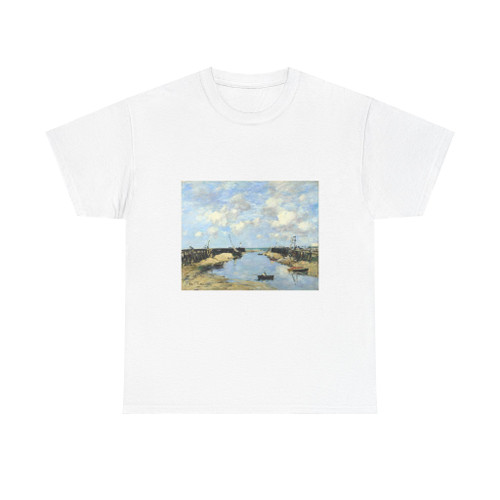 BOUDIN, Eugene - The Entrance to Trouville Harbour (Artwork) T-Shirt