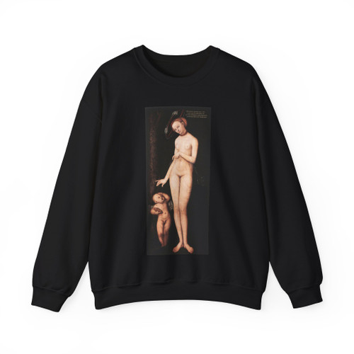 CRANACH, Lucas the Elder - Venus and Cupid2 (Artwork) Crewneck Sweatshirt